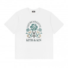 KITH X KIN 네츄럴 팔레트 티셔츠 화이트